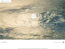 Tablet Screenshot of essenzi.be